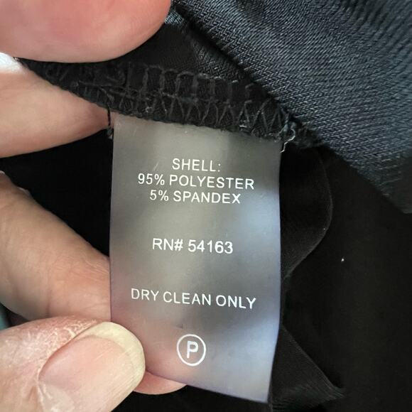 Calvin Klein Black Sleeveless Shift Dress Women’s Size 8 Stretch Slimming LBD - Picture 6 of 12